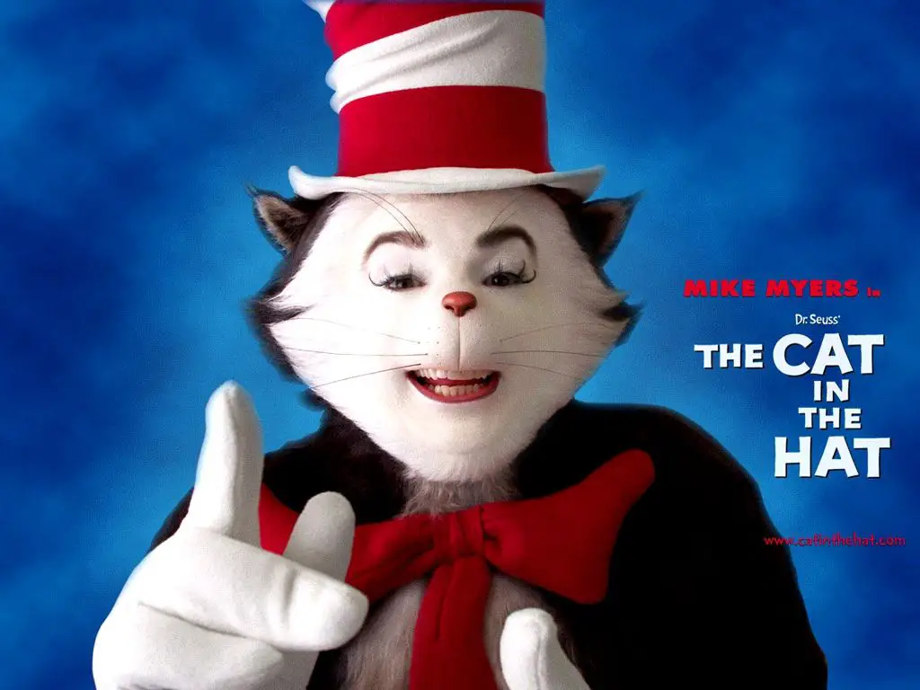 cat in the hat appears