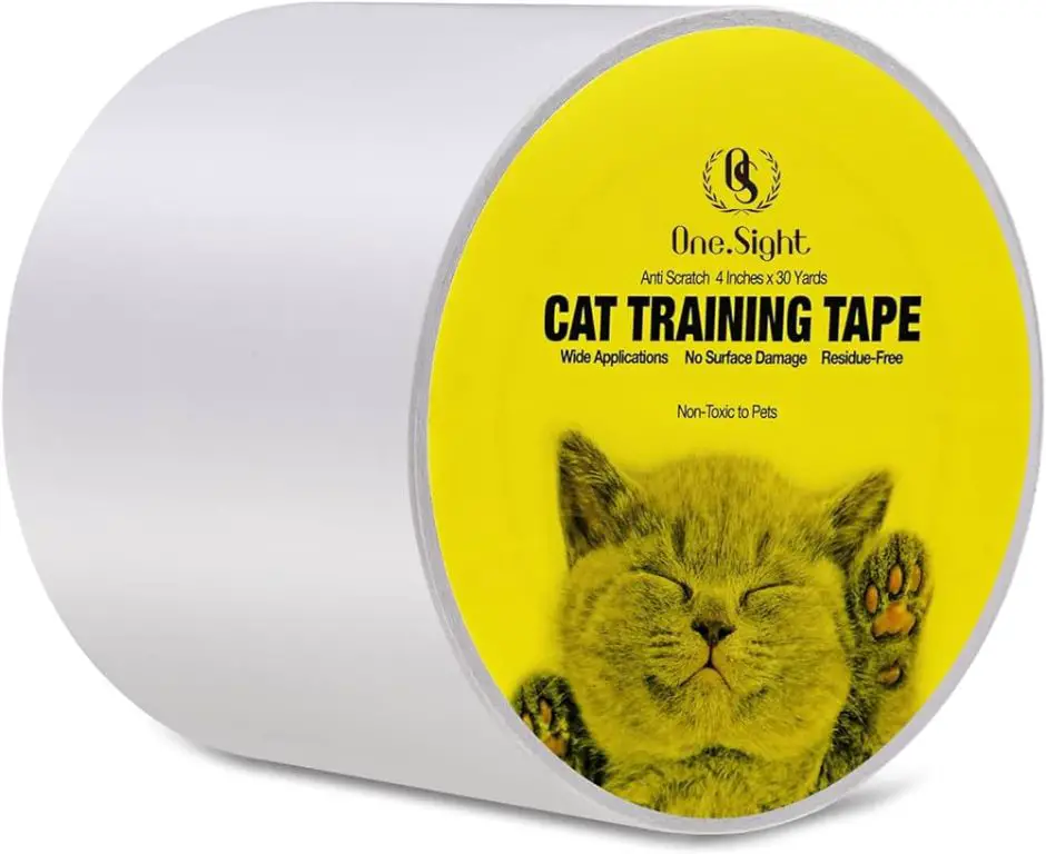 cat training tape in a store