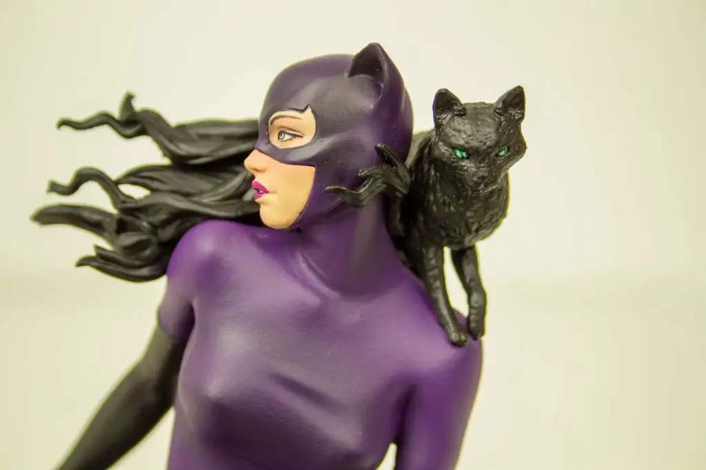 catwoman statue with tail