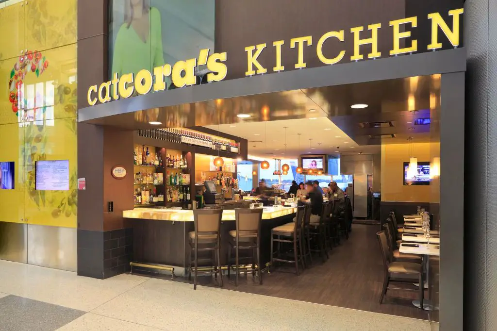 inside cat cora's kitchen restaurant in singapore