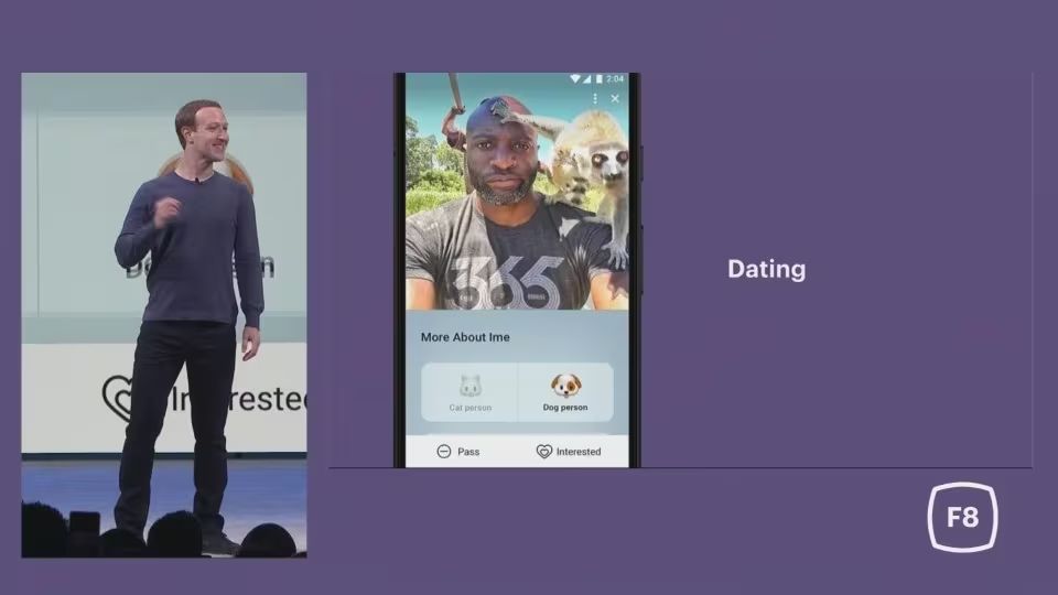 person reporting fake online profile to dating app