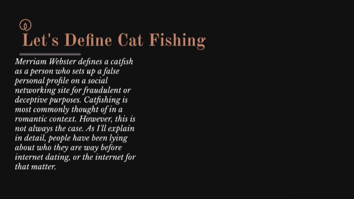 psychology behind catfishing